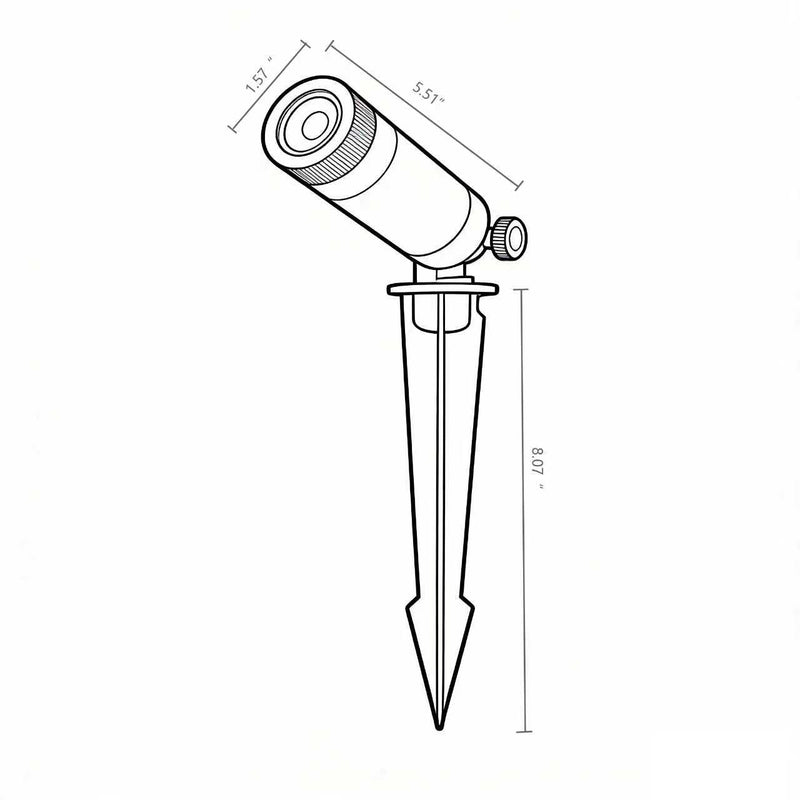 X Style 10W LED Alloy Metal Spotlight