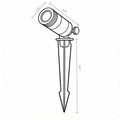 X Style 5W LED Alloy Metal Spotlight