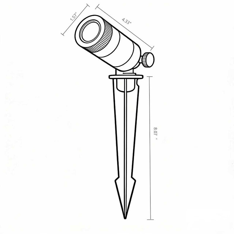 X Style 5W LED Alloy Metal Spotlight